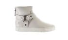 Frye Womens Lena Harness Off White Ankle Boots Size 7 (1773831)