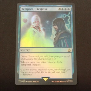 Temporal Trespass FOIL MTG Universes Beyond: Assassin's Creed Mythic 86 NM - Picture 1 of 6