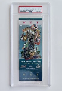 2020 Super Bowl LIV Ticket PSA 8 Mahomes 1st Super bowl MVP - Picture 1 of 6