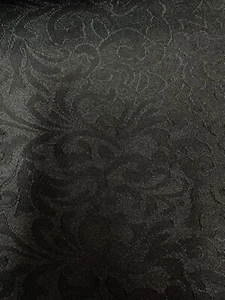 BLACK Floral Brocade Fabric (60 in.) Sold By The Yard - Picture 1 of 1