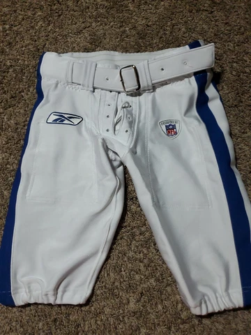 Indianapolis Colts REEBOK Team Issued Jersey Football Pants & belt 30 Game 2" SI Cover