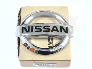 Genuine Front Grille Logo Emblem Badge Fit Nissan Frontier Navara D40 2005-2012 - Picture 1 of 5
