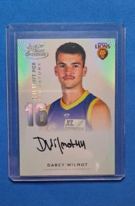 AFL Select Optimum 2022 Darcy Wilmot Draft Pick Signature Platinum **LOW** 05/40 - Bild 1 von 2