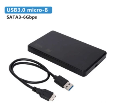 ESTERNO PER BOX 2,5" HARD SATA DISK INTERNO CASE BOX 3.0 HD HDD pc blackfriday - Immagine 1 di 4
