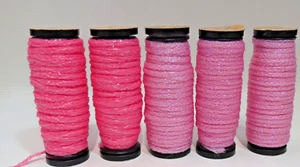 Kreinik Metallic Thread for Stitching Pinks #055F #9592 - 1/16 Ribbon 4x10M - Picture 1 of 2