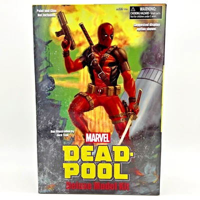 Diamond Select Marvel Comics DEADPOOL 1:8 Scale Deluxe MODEL KIT • NEW - Image 1 of 4