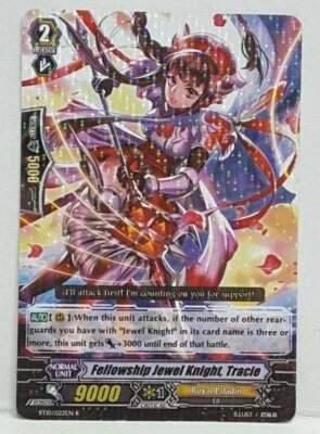 Cardfight Vanguard Fellowship Jewel Knight, Tracie BT10/022EN R Royal Paladin - Image 1 of 2