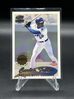 1999 Pacific Paramount #110 Carlos Febles Opening Day Issue /74 - Image 1 of 2