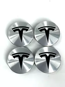 4pcs 56mm Wheel Center Hub Caps Rim Cover For Tesla Model 3 S X OEM - Picture 1 of 7