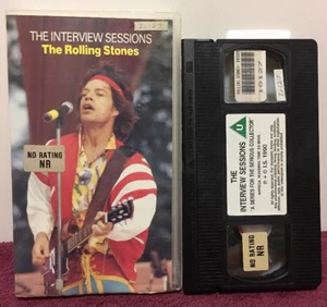 VHS The Rolling Stones The Interview Sessions - Picture 1 of 4