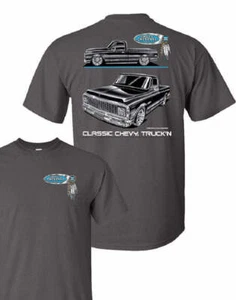 Chevy Cheyenne Pickup 60er/70er Jahre Herren T Shirt Lizenziert - Bild 1 von 5
