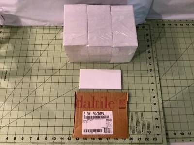 Lot of 54 Daltile Rittenhouse Arctic White 3x6 Subway Ceramic Tile 6.75 SqFt - Image 1 of 4