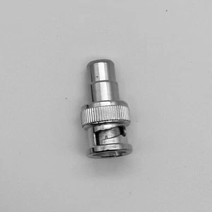 Adapter BNC auf Cinch - BNC-Stecker (male) auf Cinch-Buchse (female), 75 Ohm - Bild 1 von 3