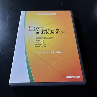 Microsoft Office Home and Student 2007 Service Desk Edition w/ Product Key Code - Image 1 of 3