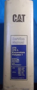 CAT CATERPILLAR 375 375L EXCAVATOR SERVICE SHOP REPAIR BOOK MANUAL VOLUME 1 - Picture 1 of 18