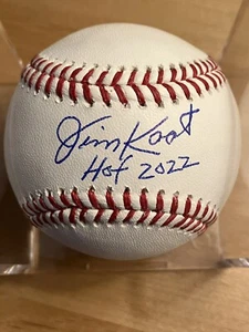JIM KAAT AUTOGRAPHED HOF 2022 BASEBALL (JSA) - Picture 1 of 1