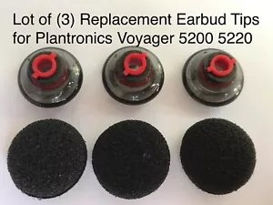 Replacement Ear Tips Buds Earbuds for Plantronics Voyager Bluetooth 5220 5200  - Picture 1 of 5