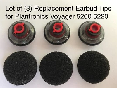 Replacement Ear Tips Buds Earbuds for Plantronics Voyager Bluetooth 5220 5200  - Image 1 of 2