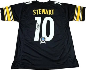 KORDELL STEWART SIGNED CUSTOM PITTSBURGH STEELERS JERSEY BECKETT BAS COA AC82485 - Picture 1 of 4