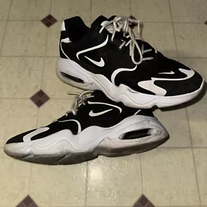 Size 10.5 - Nike Air Max 2X Black White - Picture 1 of 8