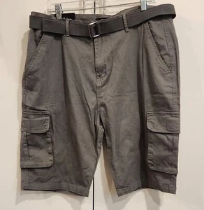 Pantalones cortos de carga flexibles de algodón para hombre Blu Rock New York talla 40 - Imagen 1 de 6