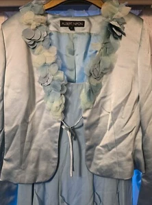 Albert Nipon Designer Dress Outfit Size 8 Weddings Special Occasions 100% Silk - Picture 1 of 9