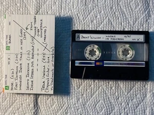 Brent Wilcox - Works in Progress 10/85 orig' private cassette minimal TESTED - Picture 1 of 1