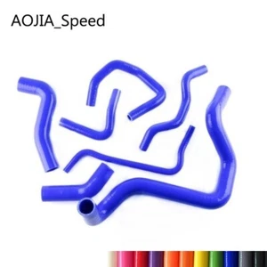 Silicone Radiator Coolant Hose For VW MK4 GOLF / BORA / Jetta 1.8t AUM AUQ Blue - Picture 1 of 4