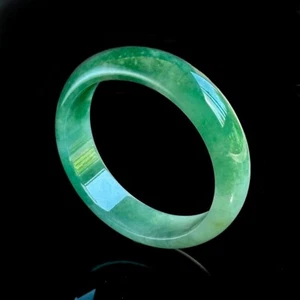 【KATHY JADE】【Best Buy】Emerald With Green Jadeite Jade Bangle《58mm》《Grade A》 - Picture 1 of 7