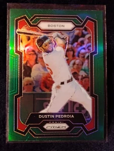 2024 Panini Prizm - Dustin Pedroia #155 Green Prizm - Picture 1 of 2