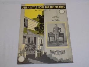 Just a Little Home for the Old Folks Noten Medaille von mir Edgar Leslie 1932 - Bild 1 von 1