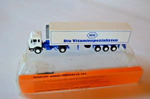 Roskopf Mercedes  Kühlsattelzug weiß/blau Werbemodell "Roche Vitamin" Nr. A 564 - Bild 1 von 4