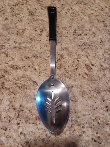EKCO Slotted Spoon Stainless Steel Cooking Serving Hanging Utensil Weighted 12' - Picture 1 of 6