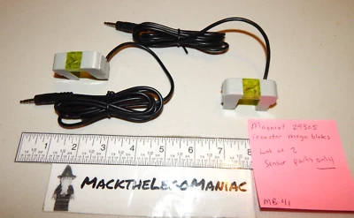 MagNext iCoaster MegaBloks 29305 Lot of 2 Sensor w/ Cords Parts Only - Image 1 of 3