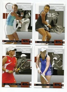 2005 Ace Signature - 4 Tennis Cards Lot - Davenport Rubin Raymond Gullickson - Picture 1 of 1