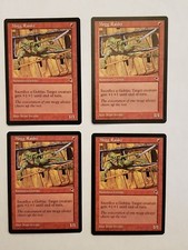 Awesome Magic the Gathering MTG Tempest Mogg Raider x4 nm/mint English