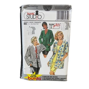Burda Sewing Pattern 3275 Coat Jacket Veste Chaqueta Misses Size 10-28 - Picture 1 of 2