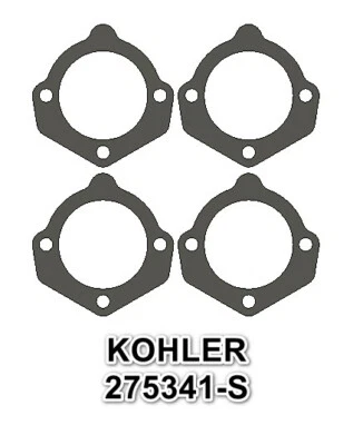Juntas de montaje de filtro de aire de 4 piezas para Kohler serie K 275341-S hechas en EE. UU. Foto 1 de 2