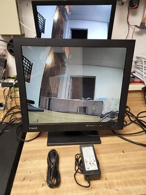 19 Inch CCTV Monitor Security VGA HDMI AV BNC IN OUT 4:3 DVR PC Analog Camera - Image 1 of 4