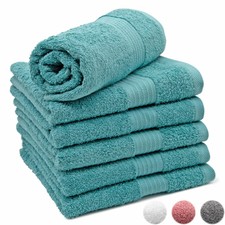 6er Set asciugamani frottierhandtuch 50x70 cm 100% COTONE