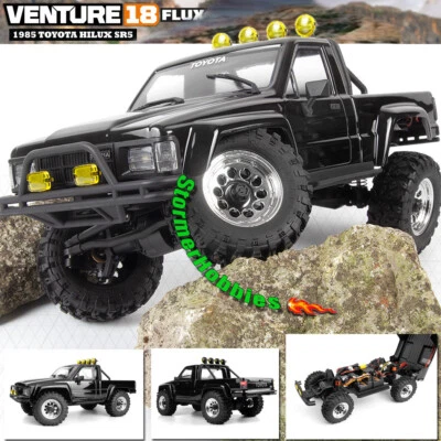 HPI Venture18 Flux 1985 Toyota Hilux SR5 - Black HPI160802 - Image 1 of 4