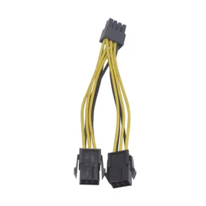 Dual 6-Pin Buchse auf 8-Pin Stecker Kabel (PCI-E) - Afbeelding 1 van 2