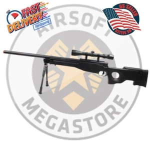 WellFire Airsoft Sniper Rifle MK96 Bolt Action Spring with Bipod & Scope Package - Picture 1 of 10