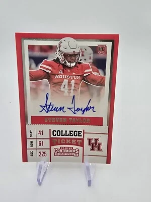 Steven Taylor 2017 Panini Contenders Draft Picks Autograph Houston Cougars - Image 1 of 2