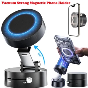 Supporto Telefono Magnetico Forte Aspirazione 360 Ventosa Supporto Auto Pieghevole Supporto Auto - Foto 1 di 18
