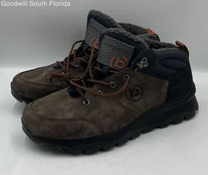 Bugatti Men's Brown Round Toe Mid Top Lace-Up Sneaker Shoes Size 43 - Picture 1 of 6