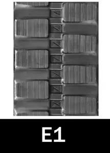 450x86x60 Block Pattern Rubber Track - Picture 1 of 4