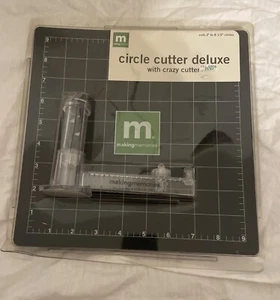 NEW Making Memories Circle Cutter Deluxe with Mat Scrapbooking Crafts Crazy - Picture 1 of 2