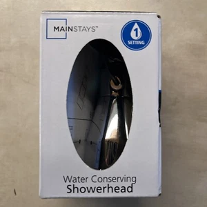 Mainstays Water Conserving Showerhead in Chrome - Picture 1 of 5