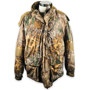 Cabela's Mens 4Most Hunting Jacket 3 in 1 Brown Camo Hooded Insulated 3XL New